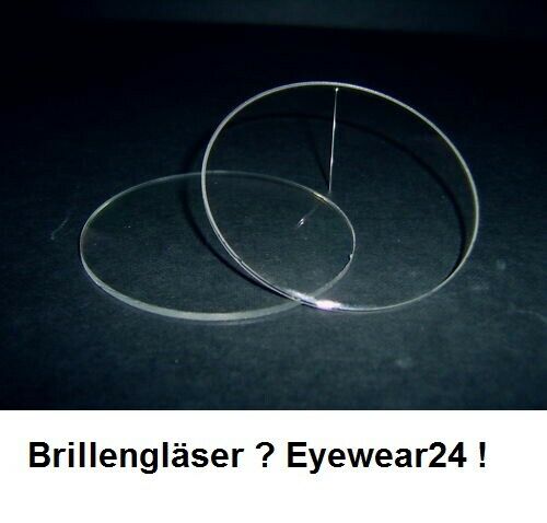 2 Kunststoff Brillengläser 1,5/1,50 Mit Hartschicht + Super-entspiegelung Top !!